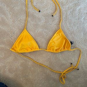 TRIANGL marigold bikini top